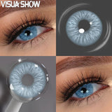 1 Pair Contact Lenses for Cosplay Makeup Blue Lenses Eyes Contacts Yearly Small Pupil Cosmetics Brown Lenses for Party