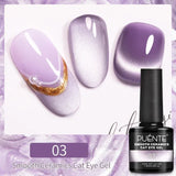 7.5ML Amber Moonlight Cat Magnetic Gel Nail Polish WaterLight Cat Eye Gel Soak Off Semi-Permanent Nail Art Varnish For Manicure