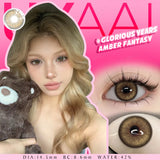 Colored Contacts Lenses Black Natural Pupils Beauty 14.5mm Big Eyes Beauty Cosplay Contact Lens Brown Lenses for  Dating