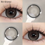 Contact Lenses Natural Brown Colored Pupils Cosmetic Grey Lenses Green Lens Yearly for Daily Party