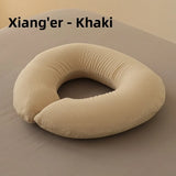 Professional Salon Use round Face Pillow Massage Bed Hole Pad Removable Cover Neck Shoulder Back Massager U-Shaped Pillow