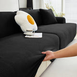 Elastic Universal Sofa Slipcover Knit Thicken Sofa Cover for Living Room Armchair Couch Cover L-shape Sofa Cover 1/2/3/4 Seater