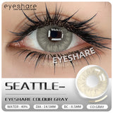 2Pcs Colored Contact Lenses for Eyes Natural Blue Eyes Lenses Gray Pupils High Quality Green Contacts Yearly Disposable