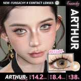 1 Pair  Contact Lenses for Eyes Color Eye Contacts Brown Gray Lens Beautiful Pupils for Makeup Yearly Use