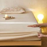 Original Cotton Linen Lace-Up Bedding Set Single Queen King Size Duvet Cover Flat/Fitted Bed Sheet Pillowcases 3/4Pcs