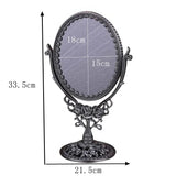 Magnifying glass Desktop Makeup Mirror, double faces Table Mirrors, Antique Mirror for home decoration