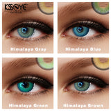 1Pair Himalaya Colored Contact Lenses Colored Lenses Color Cosmetic Contact Lenses for Eyes