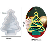 Christmas Tree Silicone Candle Mold DIY Gingerbread Man Elk Soap Resin Crystal Making Chocolate Mold Party Decor Holiday Gifts