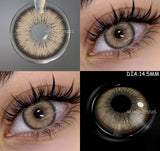Black Colored Contact Lenses for Eyes 1 Pair Contact Lenses Natural Beauty Color Lens Eyes Yearly Use Fashion Lenses