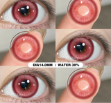 1 Pair Cosplay Colored Contact Lenses Anime Blue Lenses Purple Eye Halloween Makeup Contact Yearly Pink Beauty Pupils
