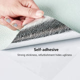 Self-adhesive waterproof Wall Sticker Plain Decor wallpaper diatom mud modern simple Nordic Style background Bedroom Wallpaper