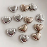 12-Pack Heart-Shaped Metal Magnets for Refrigerator & Message Boards - Strong, Decorative, and Perfect for Kitchen or Home Decor