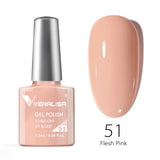 Nail Gel Polish 7.5ml HEMA/TPO FREE Red Sparkle Sequin Gel Nails Beautiful Semi Permanent Soak Off UV LED Gel Polish