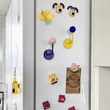 Non perforated magnetic hook for bathroom and kitchen, strong and seamless magnetic suction hook for refrigerator