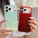 Luxury Fashion Conch Shell Pattern Phone Case For iPhone 17 Pro Max 16 15 14 13 Shockproof Back Cover