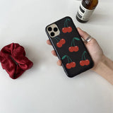 Fashionable Cherry Fresh Case for iPhone 14 13 Pro Max Back Phone Cover for 12 Mini 11 Pro Max X XS XR 8 7 Plus SE Capa