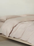 Waed Cotton Pure Color Bedding Set Four-Piece Tee-Piece Duvet Cover Single Bedding Set Breathable Comfortable All Seasons