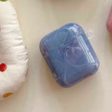 INS Korea Bow Knot Pearl Pendant Chain Earphone Case For Airpods Pro3 1 2 3 4 Cover Soft For Air Pods Pro Pro2nd Fundas