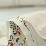 3-piece 100% cotton bedding set Bohemian style duvet cover and 2pcs pillowcases (no padding), suitable for bedroom guest room