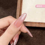 10ml Pink Glitter Gel Nail Polish Semi Permanent Soak Off UV LED Nail Gel Shinning Varnish Nail Art DIY