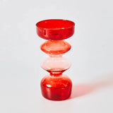 Nordic Transparent Glass Candlestick 3 Heads Candlesticks Taper Candle Holders Romantic Wedding Home Coffee Table Decor