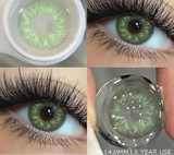 1 Pair Colored Contact Lenses for Eyes Brown Contacts Lenses Fashion Blue Lenses Yearly Gray Pupils Lens Beauty Makeup