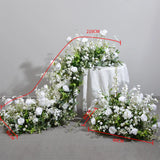 200CM Artificial Forest Green Plants Bell Orchids Arranged Wedding Long Tables Conference Tables Arranged Flower Arch Decoration