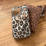 Retro Leopard Print Smooth Pattern Mobile Phone Protective Case for iPhone 16 15 14 13 12 Pro Max Shockproof Protection Cover