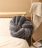 Pillow with Three Strands of Rope Tied To A Ball Circular Sofa Armchair Lazy Seat Cushion Office Cushion Futon Office Cushion