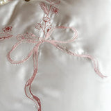 Flowers Embroidery Ruffles Princess Bedding Set Lyocell Bamboo Fiber Soft Silky Duvet Cover Flat/Fitted Bed Sheet Pillowcases