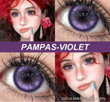 Contact Lenses 1 Pair Purple Lenses Cosplay Green Colored Lenses Anime Blue Lens Halloween Colorful Makeup Eye Cosmetic