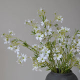 5pcs/pack Artificial Silk Flowers 12 Heads Small Marriage Chrysanthemums Bridal Bouquet Party Wedding Floral Daisy Home Decor