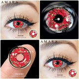 Cosplay Blue Color Contact Lenses for Eyes Yearly Makeup Halloween Beauty Yellow Contact Lenses Eye Cosmetic