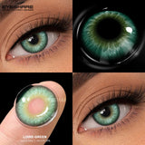 1pair Brown Color Contact Lenses Gray Fashion Lenses Brown Colored Lens Gray Beauty Pupils purple Softlenses eye makeup