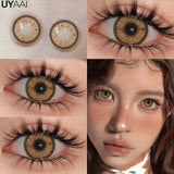 Color Contact Lenses for Eyes Korean Lens Natural Lenses Brown Lenses Blue Eye Contact Brown Big Eyes  Color Lens Eye