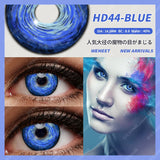 Blue Color Contact Lenses for Eyes Cosplay Yearly Makeup Halloween Beauty Color Contact Lenses Cosplay Anime Accessories