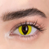 1 Pair Halloween Cosplay Contact Lenses Yellow Cat Eyes Black Lenses Cosplay White Lenses Purple Anime Lenses