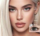 Colorful Lenses Korean Fashion Colorcon Gray Colored Pupils for Eyes Blue Color Contact Lens Green Purple Lens Color Pupils
