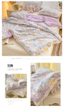 French Style Double-Layer Yarn Bean Quilt Spring and Autumn Warmth Quilt Adult Double Four Seasons Comforter Quilt Lace Ruffles