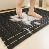 Hollow Grille Bathroom Anti Slip Foot Mat Hotel Bathroom Universal Isolation Water Pad Soft Cushioning To Prevent Collision Mats
