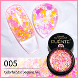 7.5ML Green Crystal Cat Magnetic Gel Nail Polish Shiny Green Glitter Cat Eye Gel For Manicure Soak Off UV Nail Art Varnish