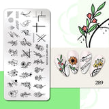 Halloween Stamping plates Stamp For Nails Pumpkin Ghost Nail Polish Templates All for Manicure Nail Designs