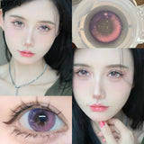 Halloween Cosplay Color Contact Lenses Cosplay Lens Anime Red Lenses Girl Tears Graduated Colored Lenses Makeup Eye Len