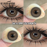 Fashion Colored Contact Lenses Gray Beauty Makeup Lenses Blue Lens Brown Eyes Contacts Yearly Green Eye Lens
