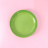 French Rainbow Underglaze Color Plate Vegetable 9-inch Ceramic 7-inch Vegetable PlateRainbow Color Western Food Trays