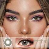 Natural Colored Contact Lenses for Eyes 1 Pair Brown Lenses Fashion Makeup Lenses 42% Water Beauty Pupils