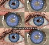 Colored Contact Lenses Fashion Blue Eye Makeup Lens Gray Beauty Pupils Brown Eyes Contact For Daily Dating 6 Months Use