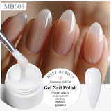20ml Nude Pink Nail Extension Gel – UV/LED Soak-Off Builder Gel for Professional French Manicure