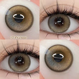 Blue Contact Lenses for Eyes Fashion Color Pupils Beauty Green Lenses Natural Eye Color Lenses for Myopia 1 Pair Cosplay