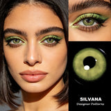 Brown Colored Contact Lenses with Prescription Half Yearly Wear Beauty Lens All Match Eye Makeup Contacts